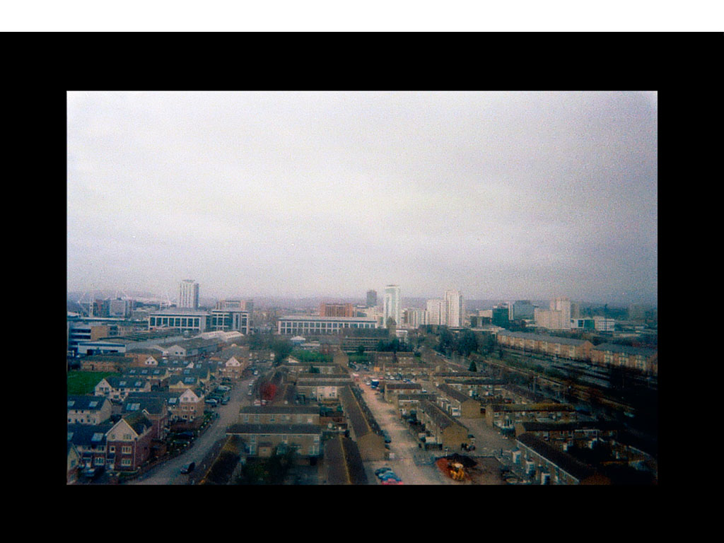 <i><b>Image:</b></i> a resident's view from <i>Different Storeys</i>, a participatory photography project produced by Anna Heinrich & Leon Palmer with Residents of Loudoun House and Nelson House, Butetown, Cardiff, 2012 © Heinrich & Palmer and CCHA