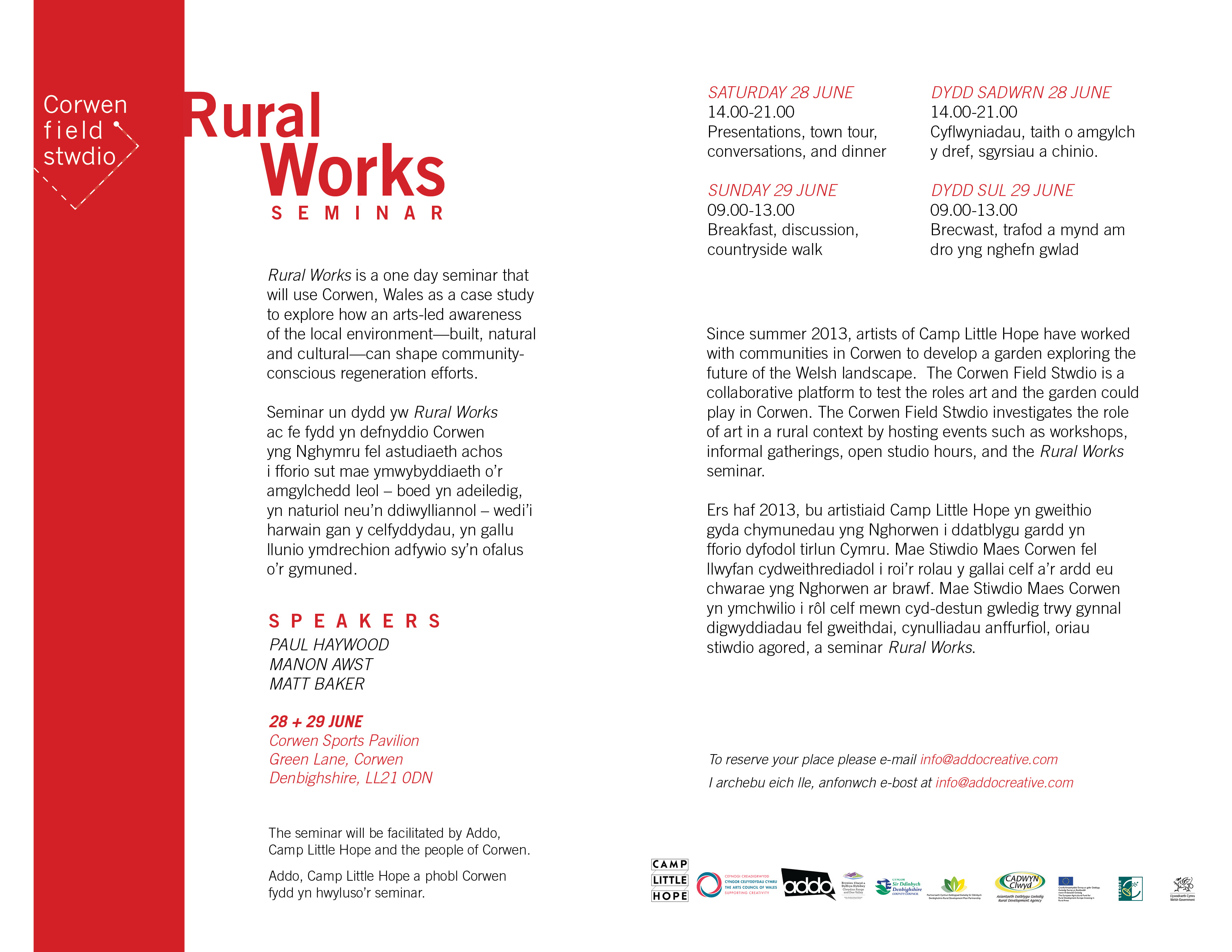 Rural Works Seminar